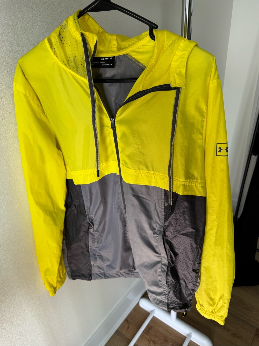 Mens Under Armour Sportstyle Windbreaker Training Gym Running Jacket Men Med